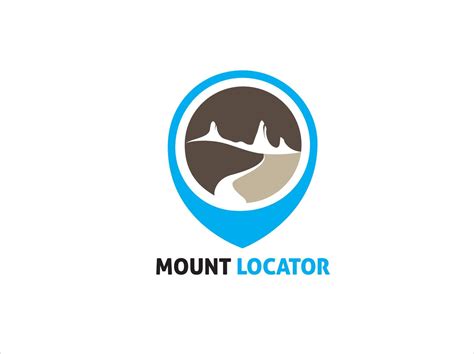 Mountain Locator App Logo 11401385 Vector Art At Vecteezy