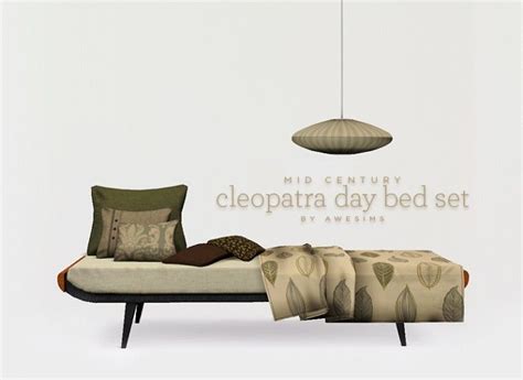 Cleopatra Day Bed Set Download Daybed Sets Sims 4 Cc Furniture