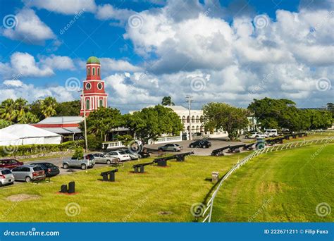 Barbados Clock Tower Stock Image Image Of Attraction 222671211