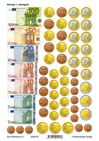 „jens hat das geld zum fenster 2. Spielgeld bis Euro 100, VPE 10 Bogen - Mathematik Schulbuch - 978-3-619-02567-1 | Thalia