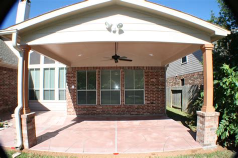 Patio Cover In Houston Gable Roof Hhi Patio Covers