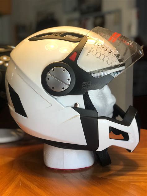 Can Am Spyder St 1 Hybrid Convertible Helmet White Wvented Jaw Can