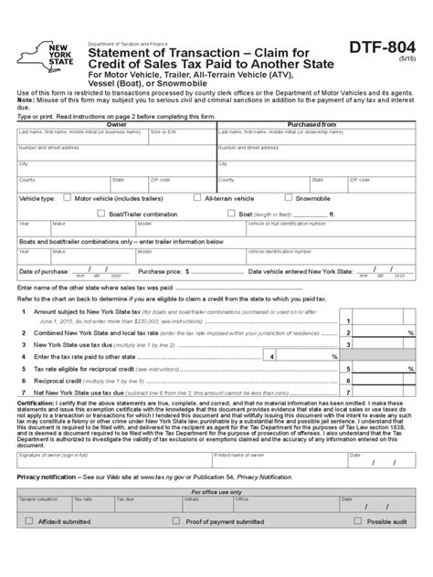 2024 New York Dmv Forms Fillable Printable Pdf And Forms Handypdf