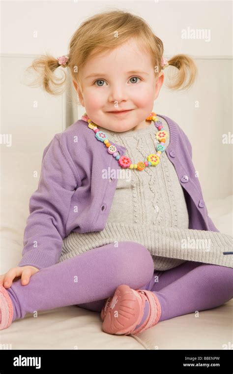 Portrait Of Little Girl Stock Photo Alamy