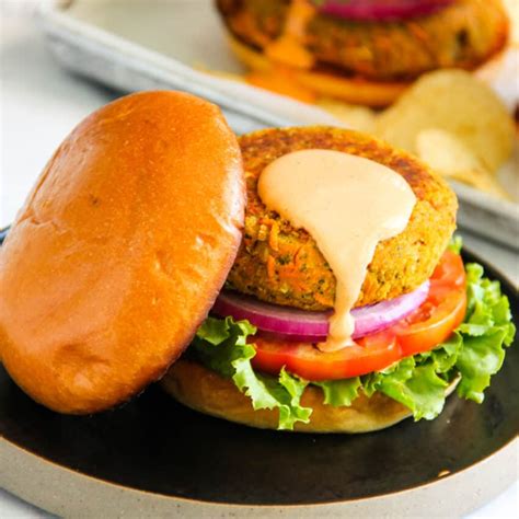 Easy Chickpea Burgers Ministry Of Curry