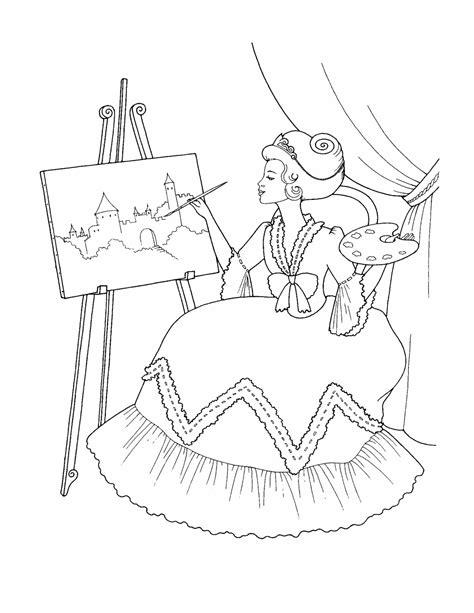 We have collected 40+ disney princess castle coloring page images of various designs for you to color. Princess Painting a Castle Printable Coloring Page