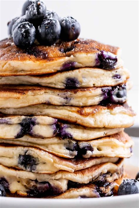 Blueberry Pancakes Cafe Delites Perfect Pancakes Pancakes Easy