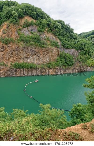 Beautiful Lake Ledinci Serbian Ledinacko Jezero Stock Photo 1761305972