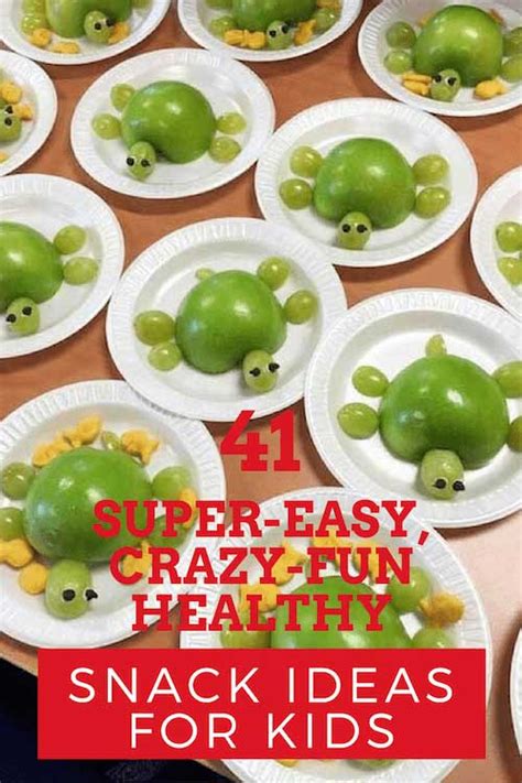 41 Easy Fun Healthy Snack Ideas For Kids Canvas Factory