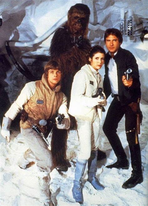 Star Wars Empire Strikes Back Princess Leia Han Solo Chewbacca And Luke Skywalker Star