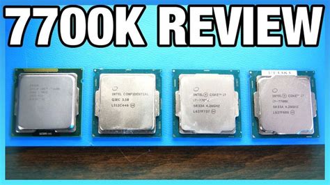 Intel I7 7700k Review Gaming Rendering Temps And Overclocking Intel