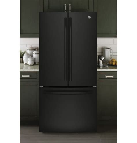 Ge® 186 Cu Ft Black Counter Depth French Door Refrigerator Midwest