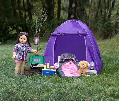 Sophias Purple Coleman Doll Tent American Girl Girl Dolls American