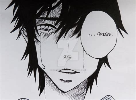 Crying Anime Boy By Drunkenalucard On Deviantart