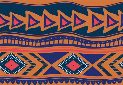 Tribal Pattern Vector Seamless Ethnic Handmade African Motifs 3381079