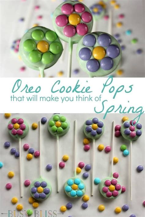 Oreo Cookie Pops That Will Make You Think Of Spring Busy Bliss Oreo