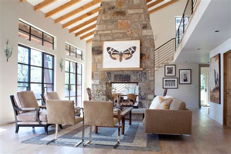 Aspen Mountain Modern Rustic Living Room Denver By Savant