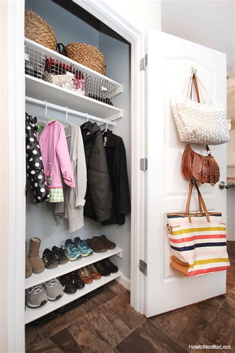 How to organize a bedroom closet. Inspiring Entryway Organization Ideas | Designer Trapped