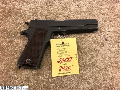 Armslist For Sale Colt 1911 45 Acp United States Property M1911a1 Us