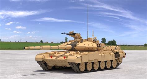 T 90s Bhishma Indian Army 3d Model 199 Max Obj Fbx Free3d