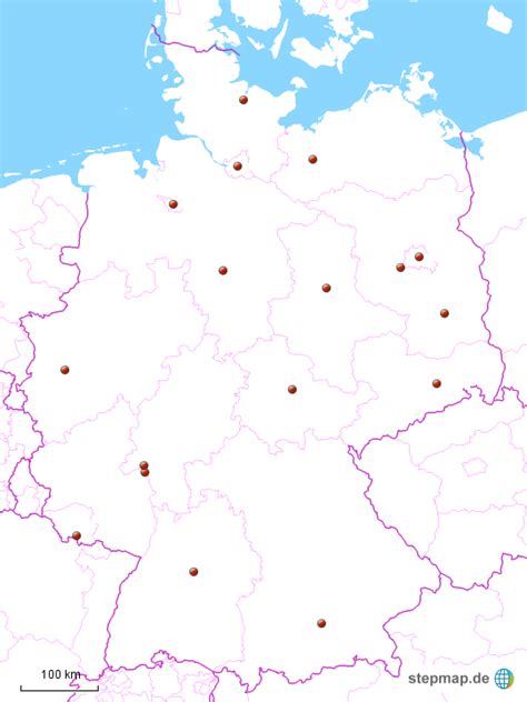 Stumme Karte Deutschland Landeshauptst Dte Bilder Deutschland Karte