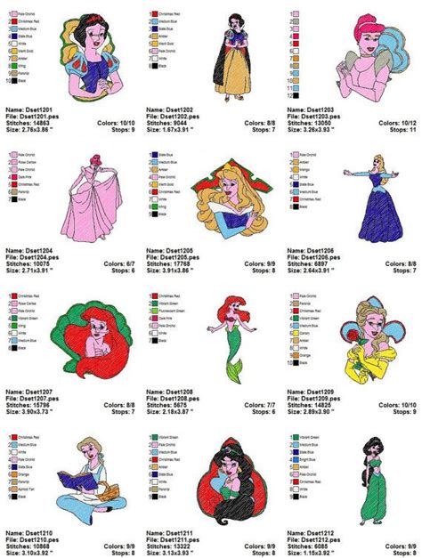 Disney princess embroidery design with supreme quality is provided by ic1derful designs at affordable rate. 90 best Disney - Embroidery Ideas images on Pinterest