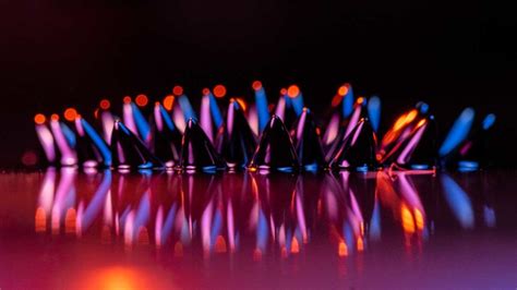 Abstract Macro Photography With Ferrofluid