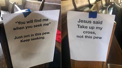 Churchs Hilarious Bible Themed Signs To Enforce Social Distancing Are A Social Media Hit