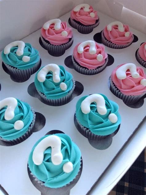 Beat cake mix, water, eggs, and oil together in a bowl using an electric mixer on medium speed for 2 minutes. Gender Reveal Cupcakes | Gender reveal cupcakes, Girl ...
