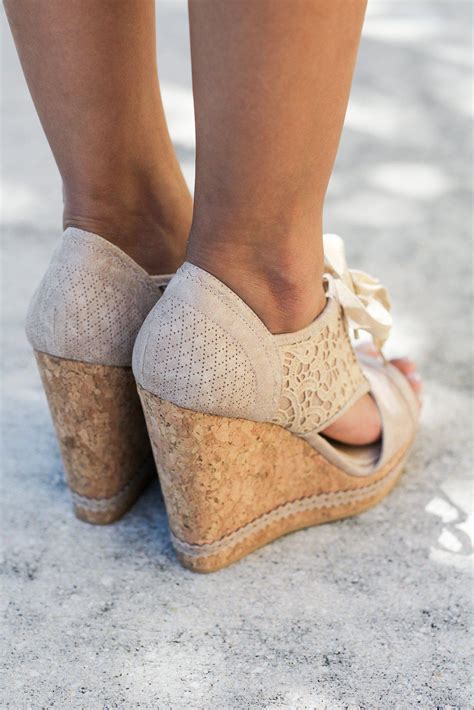 Addilyn Cream Wedges | Cute Wedges | Online Boutiques - Saved by the Dress