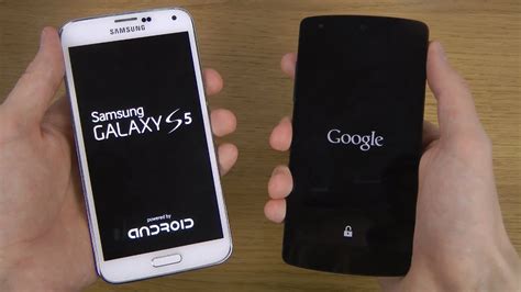 Samsung Galaxy S5 Vs Nexus 5 Which Is Faster Youtube
