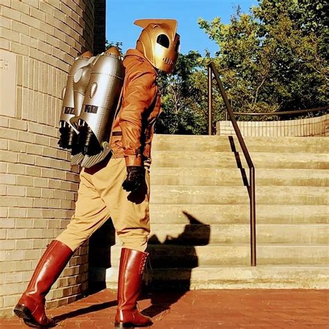 First Time Cosplay At 50 Yo Made The Rocketeer Helmet And Pack Myself