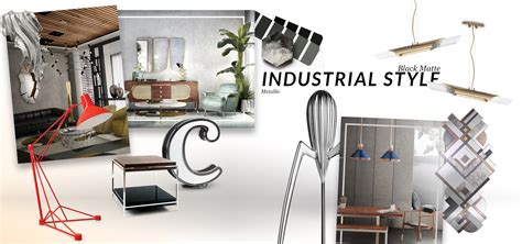 What comes to mind when you think of industrial decor? Moodboard Collection | Industrial Style Interior Decor ...
