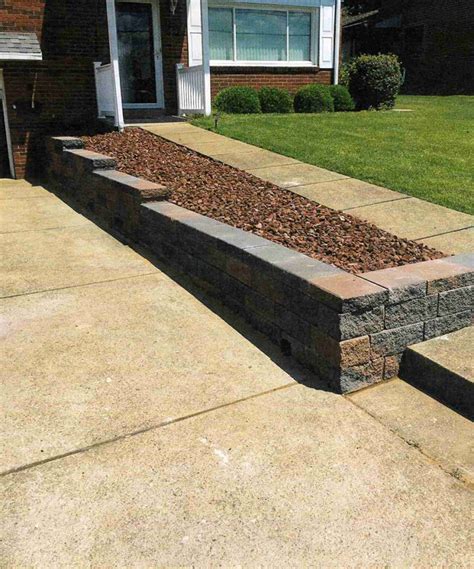 Retaining Wall and Concrete Driveway - D-Bug Waterproofing