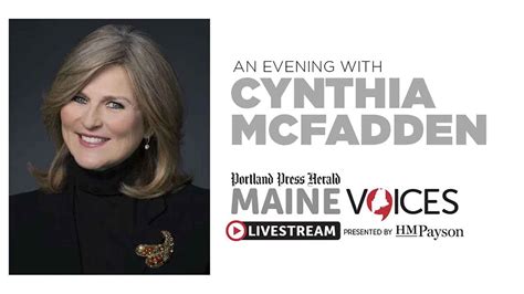 Maine Voices Livestream With Cynthia Mcfadden Youtube