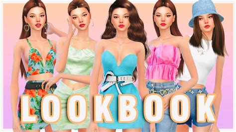Female Summer Clothes Cc Folder🍹sims 4 Female Summer Lookbook Cc
