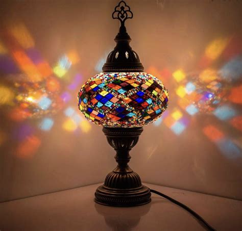 Turkish Moroccan Handmade Mosaic Glass Lights And Lamps Reviews In