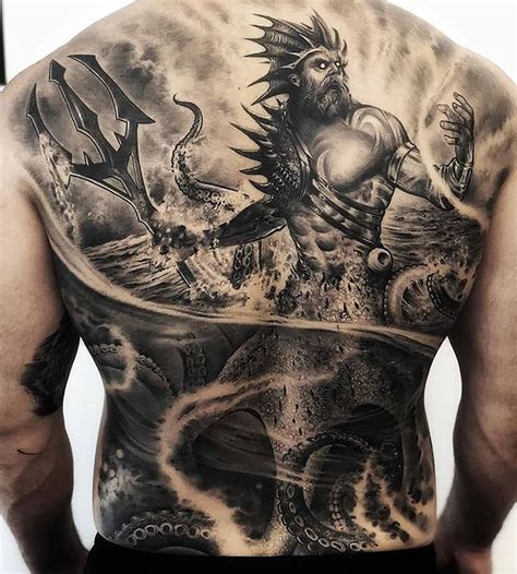Poseidon Tattoos Meanings Tattoo Designs Ideas In Poseidon