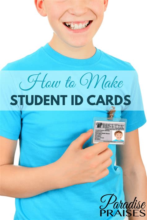 While id cards are a necessity, hiring a professional designer need not be. How to Make Student ID Cards with FREE Printable | Homeschool, School id, Student