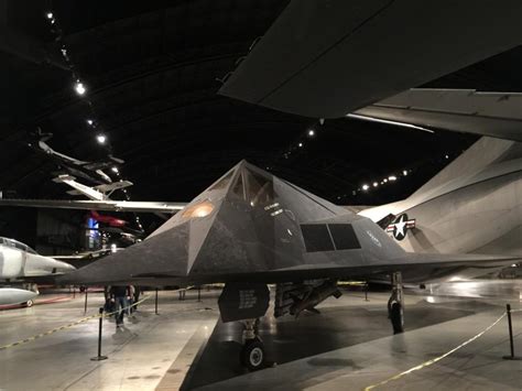 It was normal as other planes vtol down : Lockheed F-117 Nighthawk stealth fighter jet US Air Force