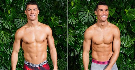 Cristiano Ronaldo Flashes Epic Abs As He Strips To His Boxers Daily Star