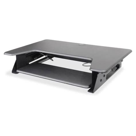 Kantek Desktop Riser Workstation Sit To Stand Black Overstock 12507287