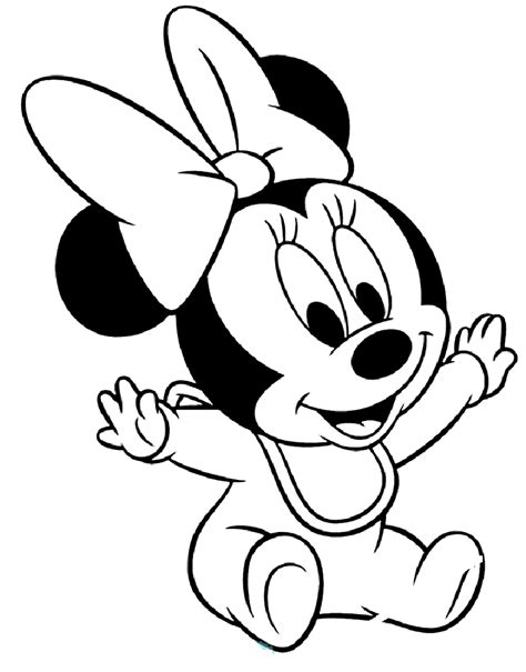 Minnie Mouse Coloring Pages Free Printable