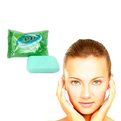 Aloevera Soap Face And Body Clear Anti Bacterial Lighten Freckles Beauty
