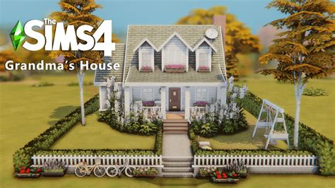 Grandmas Cottage 🌼 The Sims 4 Speed Build Youtube