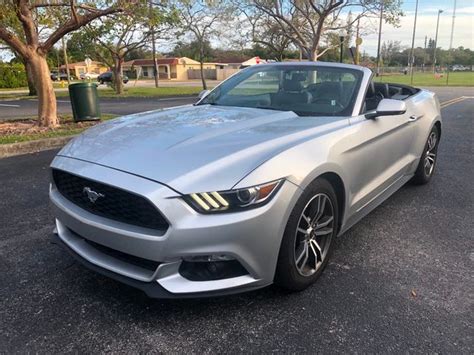 2017 Used Ford Mustang Ecoboost Premium Convertible At A Luxury Autos