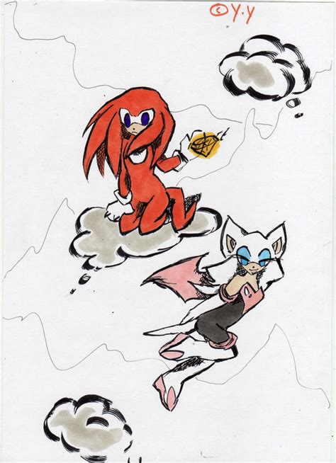 Rouge And Knuckles By Yamiyumi On Deviantart