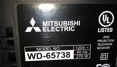Mitsubishi WD-82738 Fast Blinking Green Light - Home Theater - DIY
