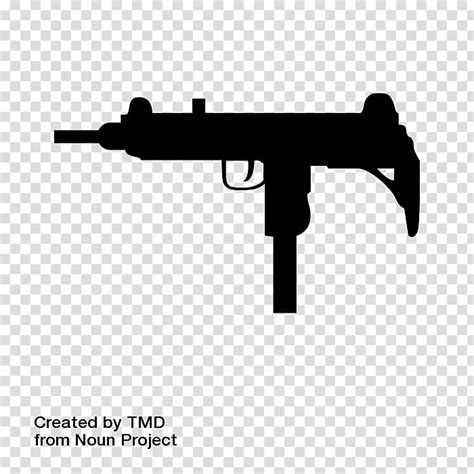 Uzi Submachine Gun Firearm Machine Gun Transparent Background Png