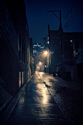 Dark City Alley Stock Photo Download Image Now Istock